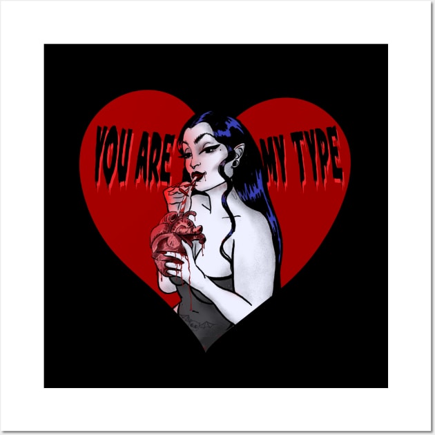 You are just my type Wall Art by SaraWired